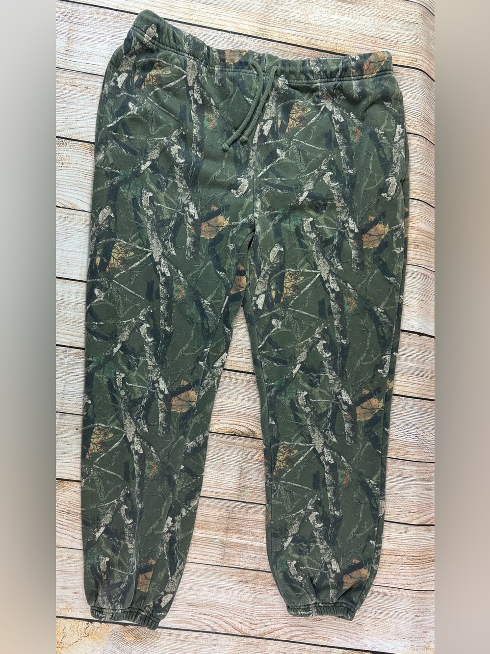 Mens No Boundaries Camo Sweat Jogger Pants Drawstring Pockets Stretch Large - Picture 1 of 7